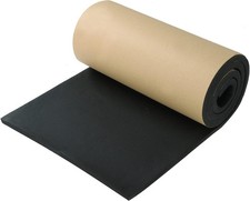 Neoprene Sponge Foam Rubber Sheet with Adhesive Backing, 1/2x12x54 Inch