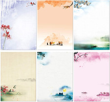 Stationary Set Japanese Stationery Letter Writing Paper, 48 Pack Stationary Pape