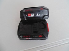2x bosch 18v 2.0Ah batteries