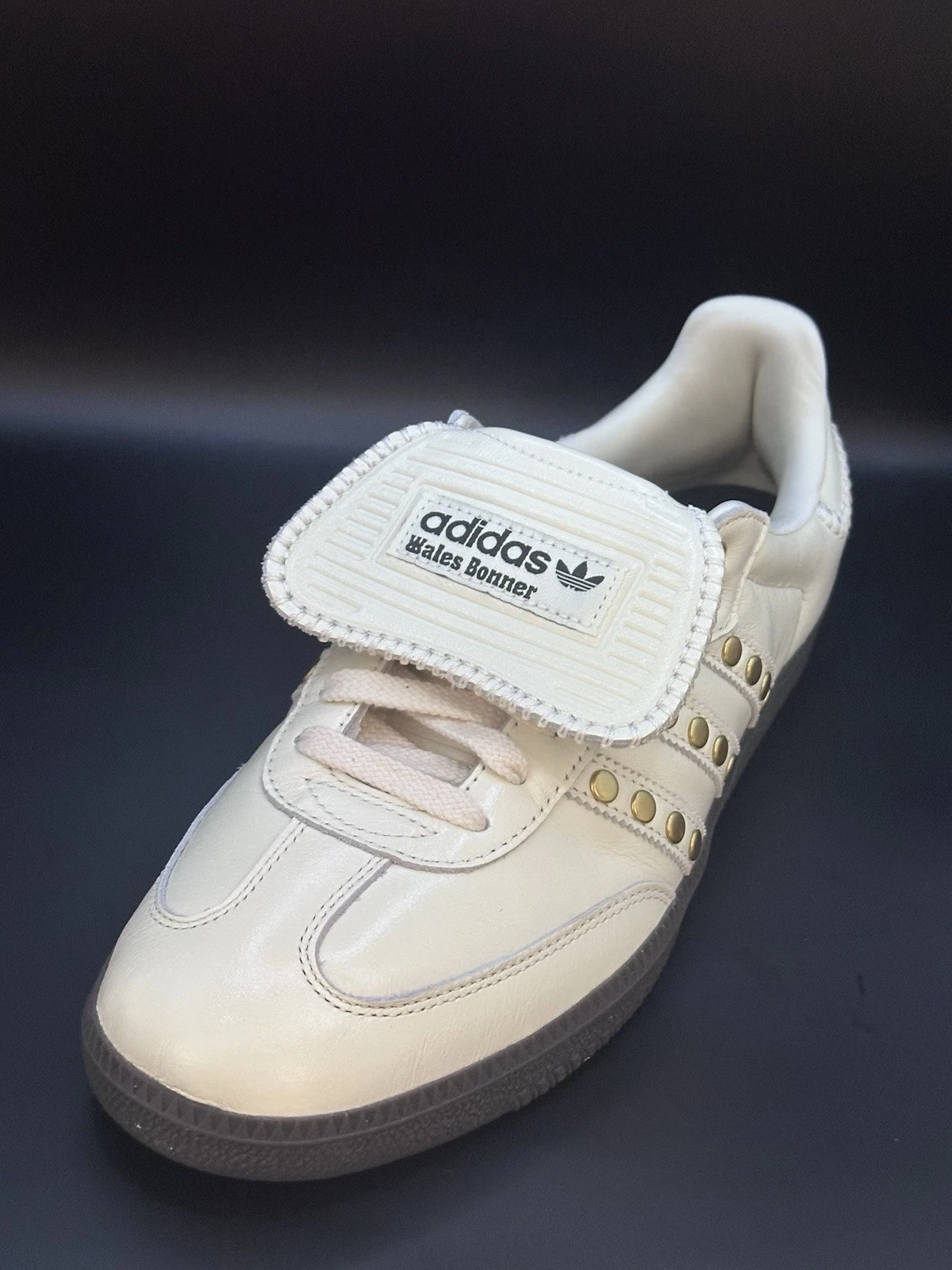 UK 10 Adidas Samba x Wales Bonner Cream Gold