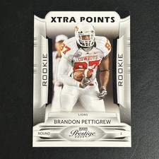 Brandon Pettigrew #/10 2009 Playoff Prestige Xtra Points Black #112