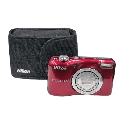Nikon Coolpix L31 red rot Digitalkamera 16.1MP - BITTE DIE BESCHREIBUNG LESEN