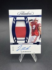 2025 National Treasures Collegiate Flawless Ty Robinson Blue RPA /15 Nebraska