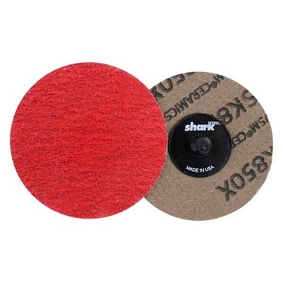 Shark 12629 3'' 40 Grit Ceramic Mini Quick Change Grinding Disc 25 Pieces