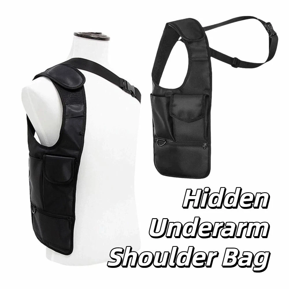 Borsa A Tracolla Antifurto Nascosta - Leggera In Poliestere, Design Regolabile Per Sport E Outdoor, Porta Cellulare E Chiavi - 5