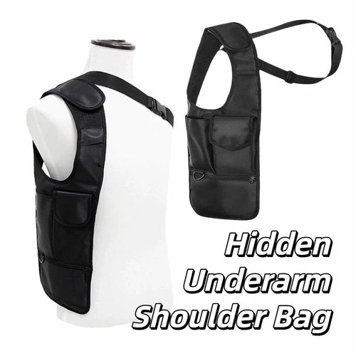 Hidden Underarm Shoulder Bag Anti-theft Underarm Bag Safety Storage Armpit Bag