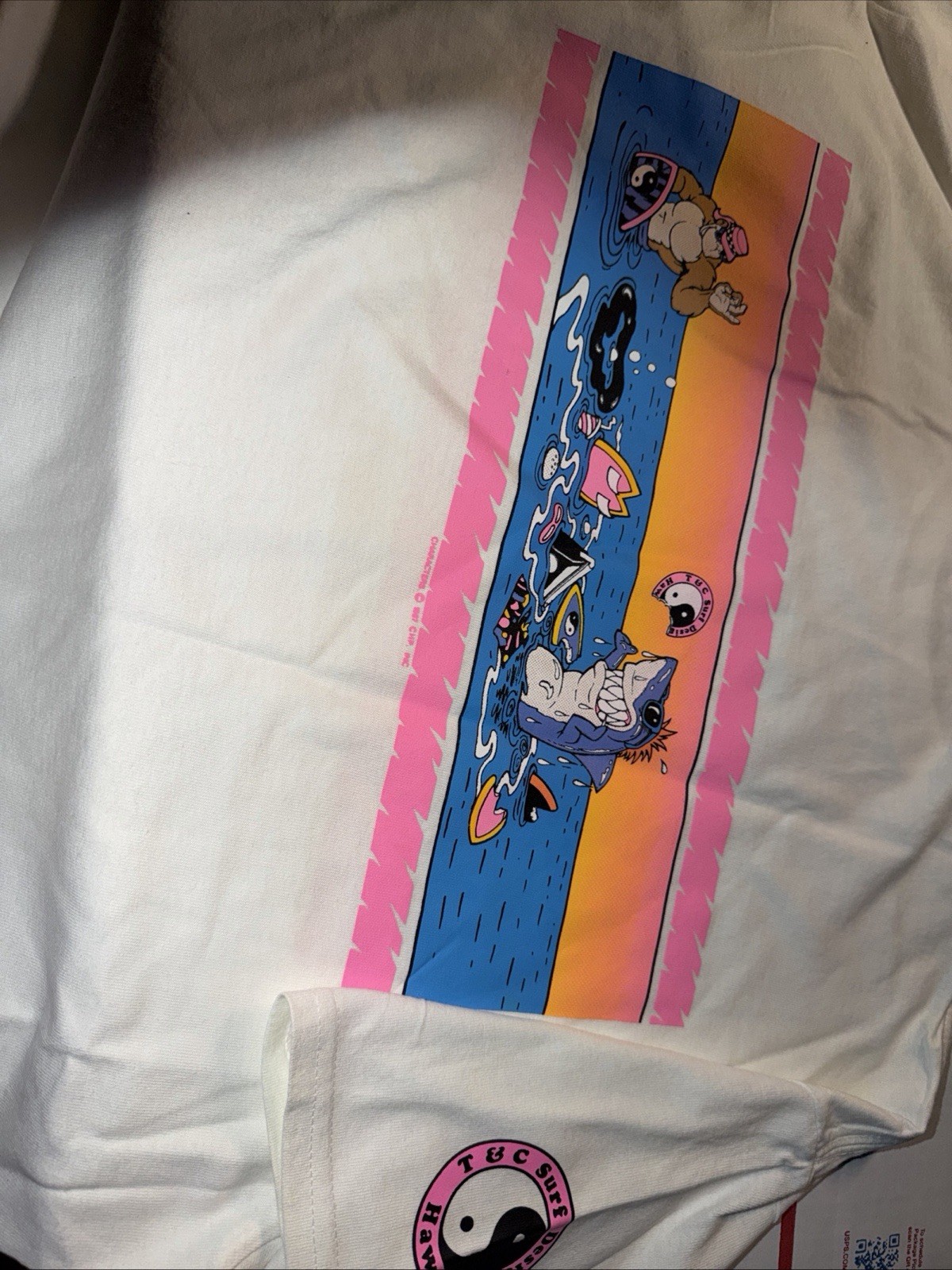 80's T&C Surf Designs T-shirt Men's X Large White