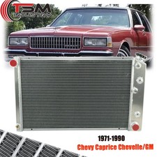 3 Rows 8 Core Aluminum Radiator For 1971-1990 1987 Chevy Caprice Chevellegm