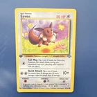 Pokémon Eevee Jungle 51/64 1st Edition Regular Common Basic 50 HP English Card