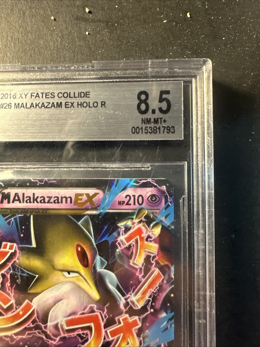 2016 Pokemon XY Fates Collide 26 /124 M Alakazam EX Beckett