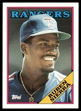 1988 Topps Ruben Sierra Texas Rangers #771