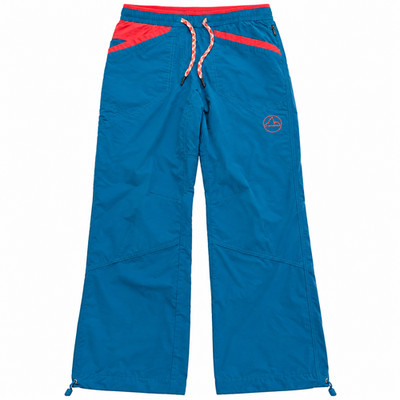 La Sportiva Sharp Rock Climbing, Bouldering Pants Women's Size Large Blue