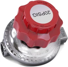 Adjustable 0 to 20psi Propane Regulator Valve QCC LP LPG Gas Stove 1/4... 