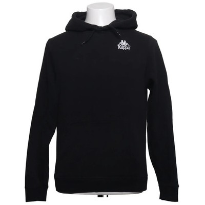 Kappa, Kapuzenpullover, Größe: M, Schwarz, Baumwolle/Polyester #4C9