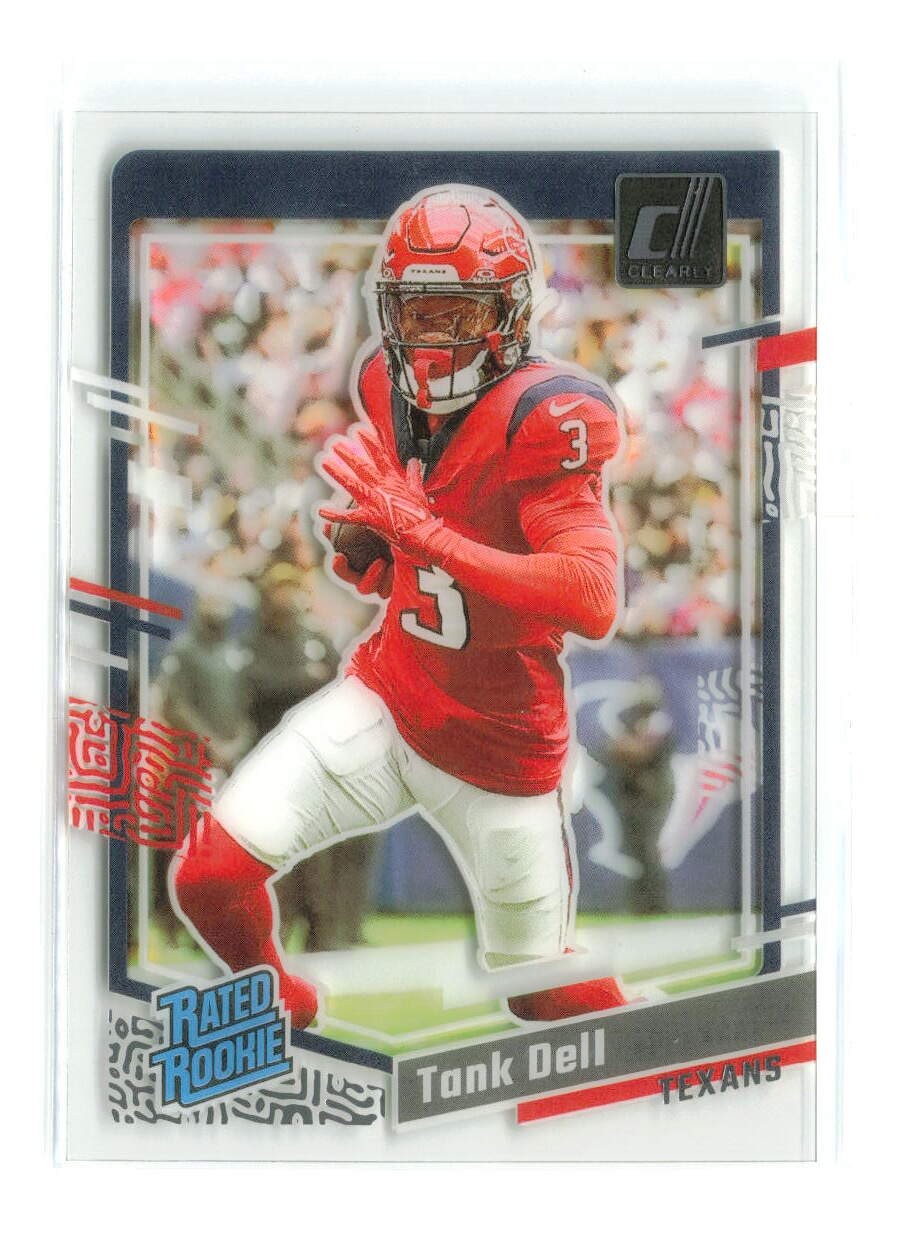 Tank Dell - 2023 Clearly Donruss #85 - Houston Texans