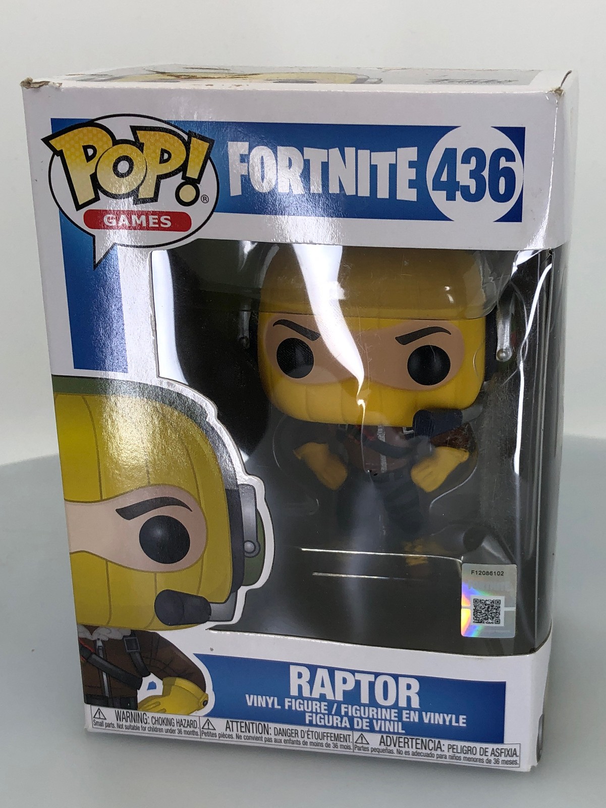 Funko Pop! Figura Vinilo Juegos Fortnite Raptor #436 Caja Dañada Ver Fotos