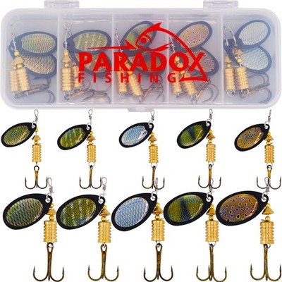 Paradox Fishing Spinner Sets 6g/8g I Größen #2/#3 I Spinner Angeln Angelköder