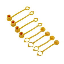 4Packs 3/8" Dust Cap and Plug for Propane Natural LP Gas Quick Connect and Di...