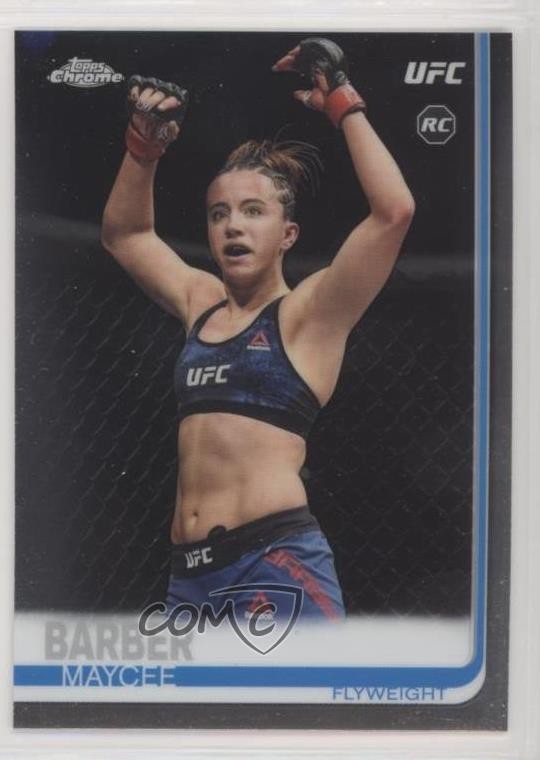 2019 Topps Chrome UFC Maycee Barber #56 0us4