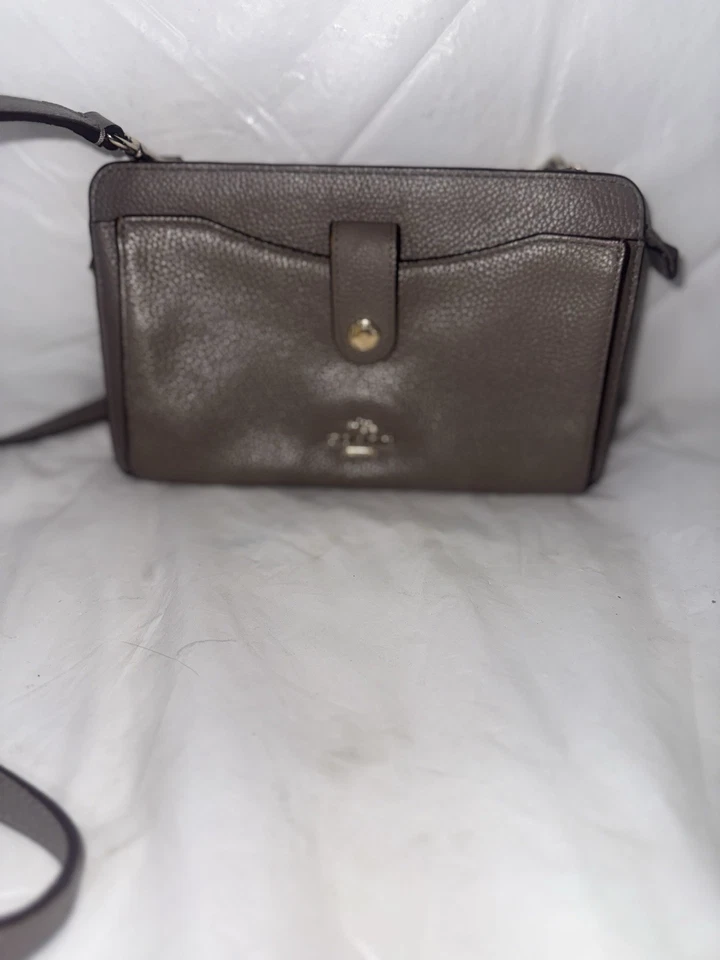 Coach Noa taupe Pebble Leather Crossbody - Image 4 of 4