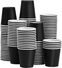3 oz Paper Cups, 100 Pack Black Bathroom 3 100 Count 3 oz ,