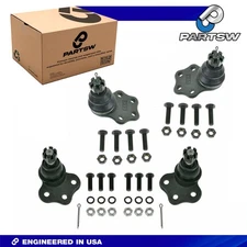 PartsW 4Pc Upper & Lower Ball Joint Kit for Dodge Dakota & Durango 2WD