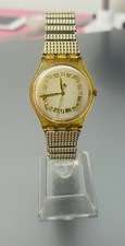 Montre Swatch Quart Tempo Romano Suisse Doré 33 Mn 