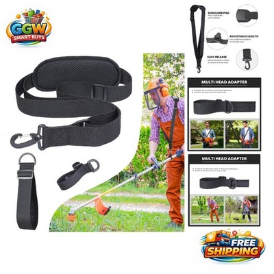Ergonomic Shoulder Strap for Weed Eaters and Leaf Blowers - Lightweight Design