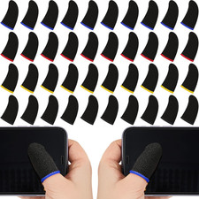 120PCS Gaming Finger Sleeves Anti Sweat Mobile Touch Screen Thumb Gloves