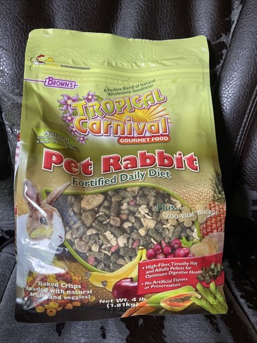 Tropical Carn Rabbit Browns Tropical Carnival Pet Rabbit Gourmet Food Fortified Daily Diet ...