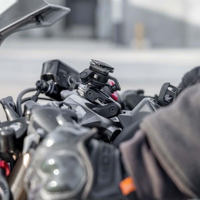 Quad Lock Motorcycle Fork Stem Phone Mount PRO Kit with Vibration