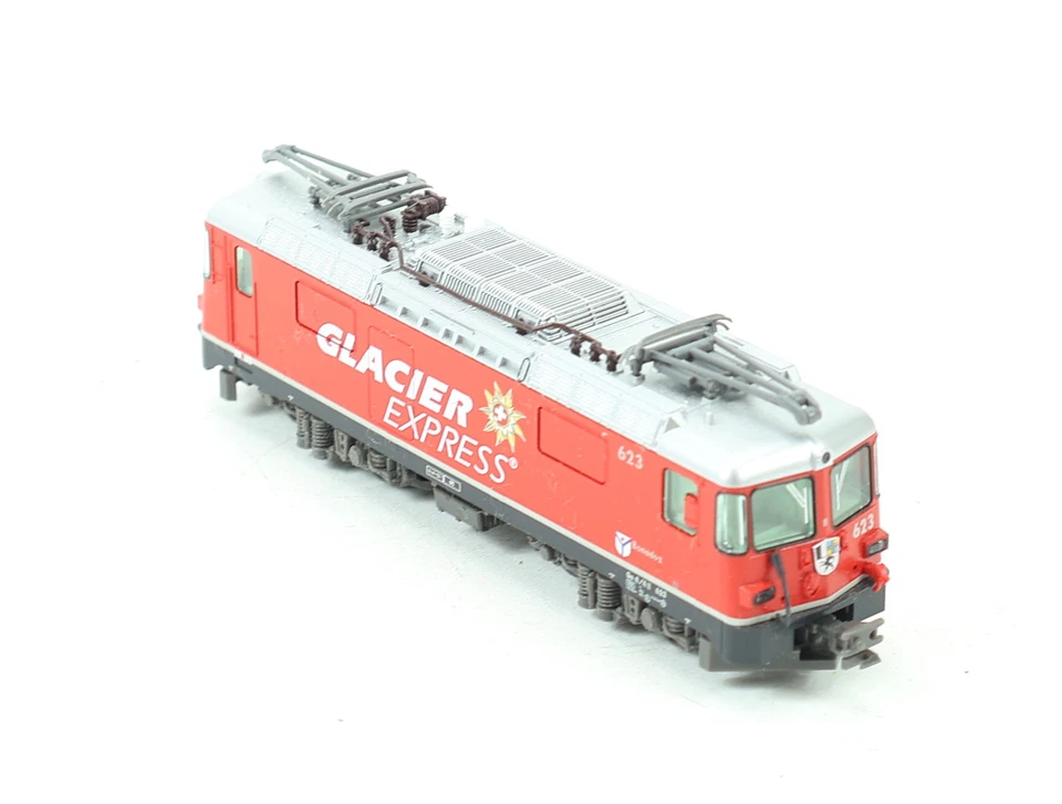 Kato N 3102-2 Locomotive électrique E-Lok Ge 4/4 II "Glacier-Express" rouge B... - Photo 2/4
