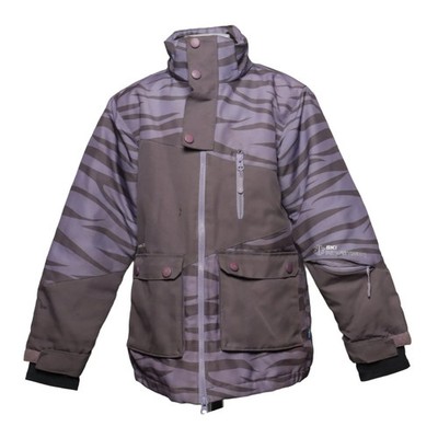 Ski Industries, Skijacke, Mädchen, Größe: 164, Grau/Lila, Polyester, Zebra #Xlk