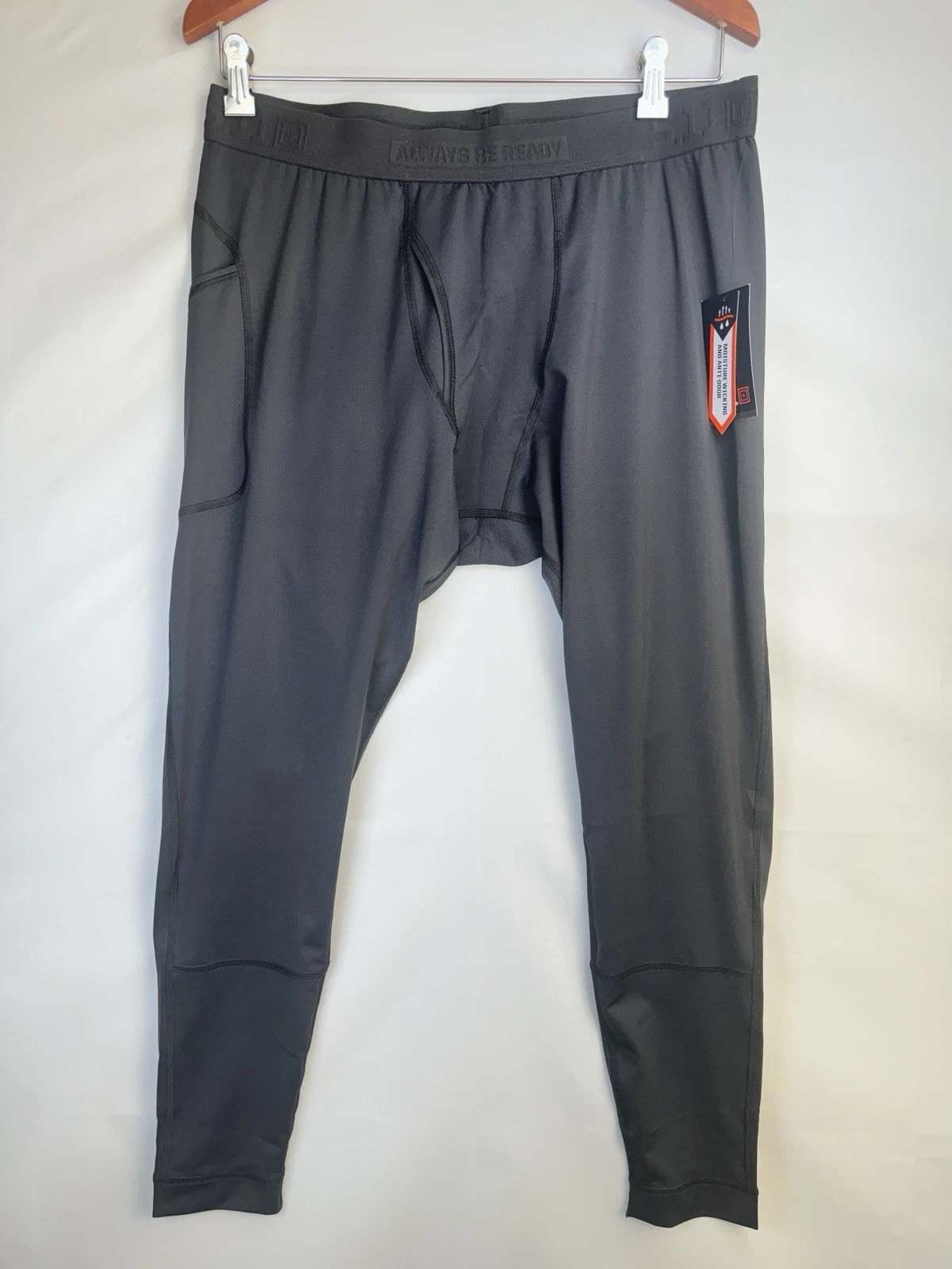 NWT 5.11 PT-R Shield Tight 2.0 Volcanic Gray XL Tactical Compression Pants