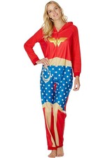 DC Comics Justice League Superhero Matching Family Pajamas Union Suit Womens...