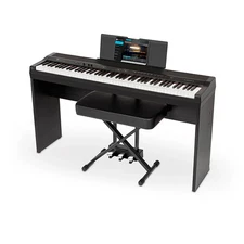 Williams Allegro IV Digital Piano with Stand, Bench and Piano Style Pedal Black