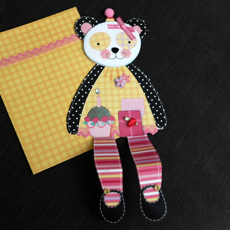 NEW - Lot of 3- Handmade 3D Multi BIRTHDAY GREETING CARD+Envelopes NWT - Image 3 of 4