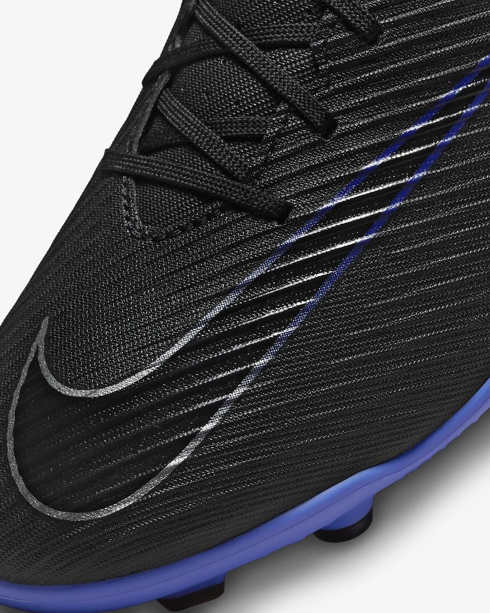 Nike Mercurial Vapor 15 Club FG/MG Soccer Cleats Black Blue Nike Mercurial Vapor 15 Club FG/MG Soccer Cleats Black Blue