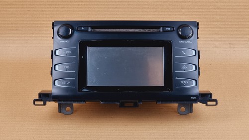 Toyota Highlander 2015-2016 Singolo CD Touch Screen Display 86140-0E200 OEM Used - Foto 8 di 14