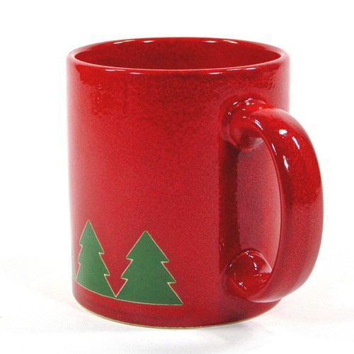 Waechtersbach SMALL CHRISTMAS TREE 12oz Mug Cup Red Green Base West Germany - Picture 8 of 11
