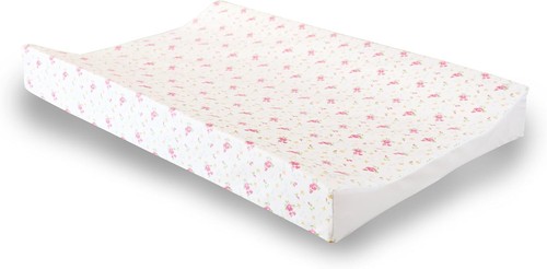 KATY Deluxe Bebé Niñas Impermeable Cambiador Mat - Vintage Rosas Rosa Crema - Imagen 2 de 8