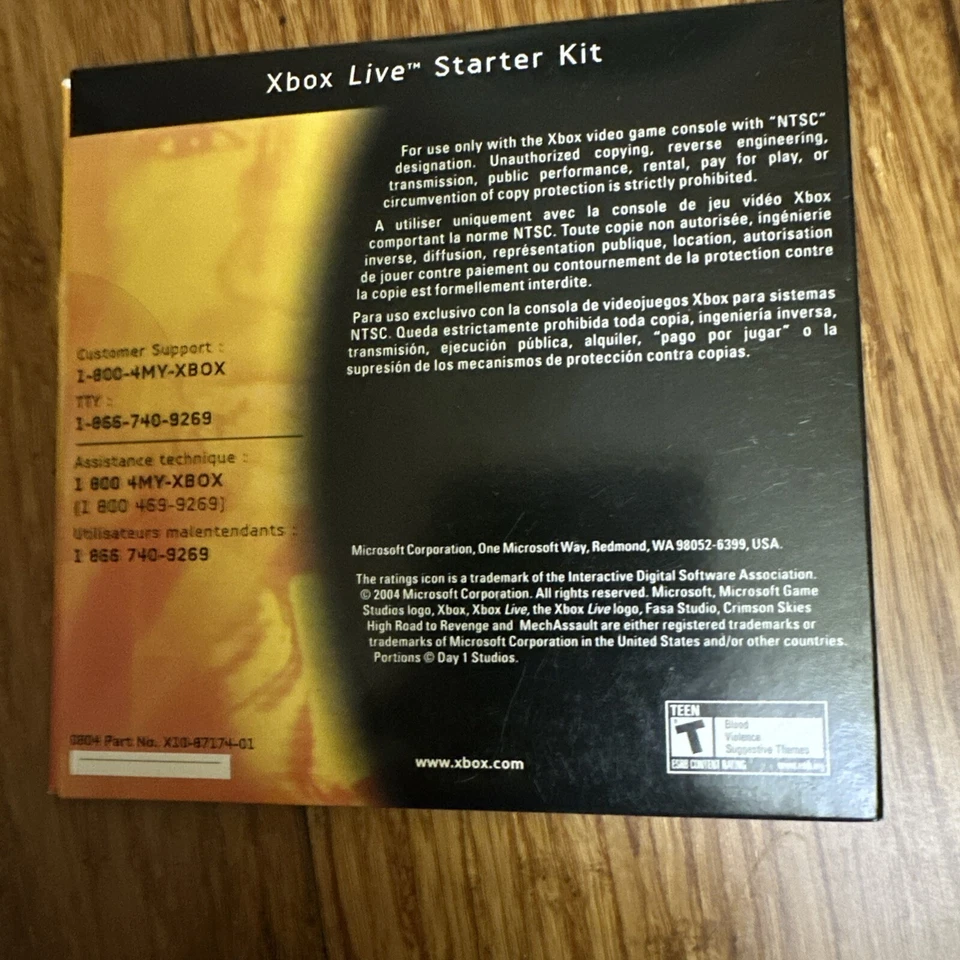 Xbox Live Starter Kit Original Xbox 2004 Demo Crimson Skies Mech Assault New - Image 2 of 3