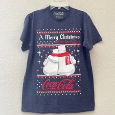 Coca Cola “A Merry Christmas Calls For Coke Polar Bears Tee Sz M