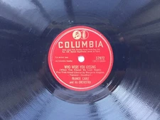 Frankie Carle 78rpm Single 10-inch Columbia Records #37972 Who Were You Kissing 