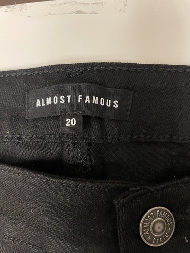 Jeans donna quasi famosi taglia 20 nero - Foto 3 di 4