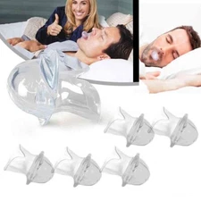 Tongue Anti Snoring Medical Silicone Anti Snore Device Apnea Aid Tongue Device