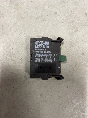 Eaton M22-K10 Contact Block 1NO Screw Terminal NEW