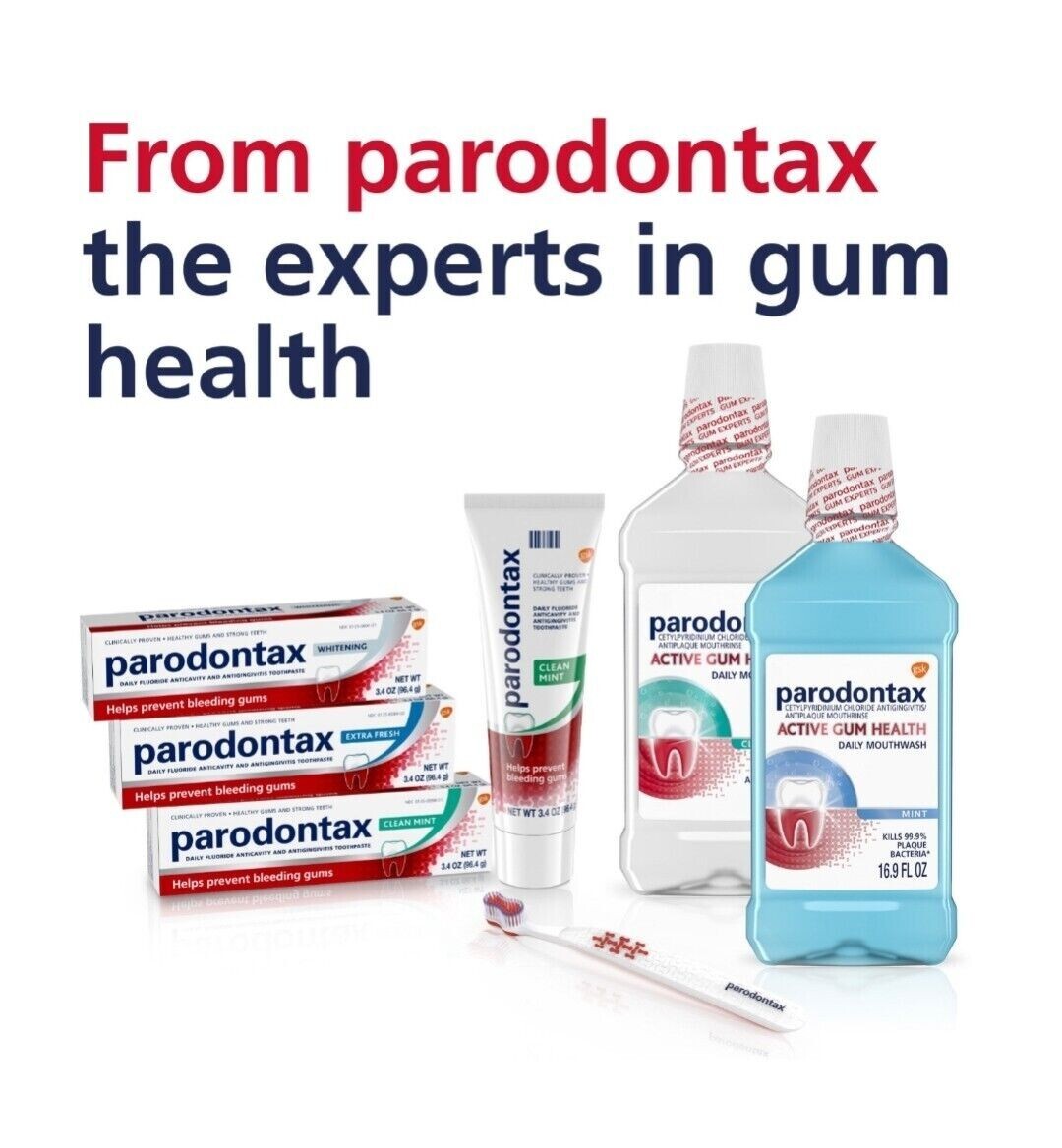 PARODONTAX Mouthwash Daily Gum Health Oral Care Mouth Rinse MINT 500ml