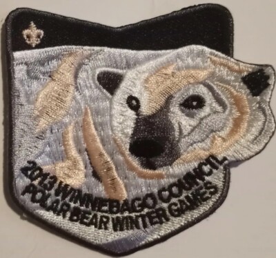 Winnebago Council 2013 Polar Bear Winter Games - BSA patch