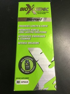 BioXGenic Bio-Hard Male Enhancement Herbal Dietary Supplement 30 Cap ...